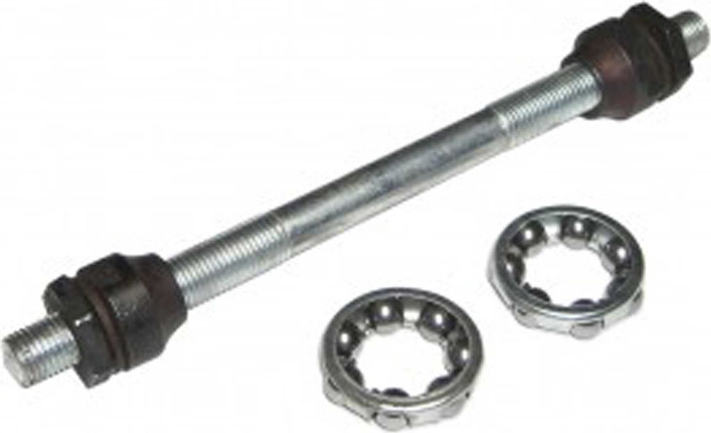 Vorderrad-Achse 141mm M 9x1 verstärkt, silber