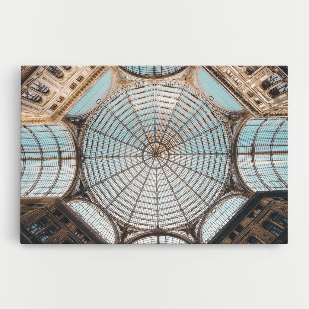 ARTHUB Leinwandbild 40x60 cm, Italy Celling | Wohnzimmerdekoration, Hängende Bilder, Wanddekoration, Heimdekoration, Abstrakte, Optische Täusch...