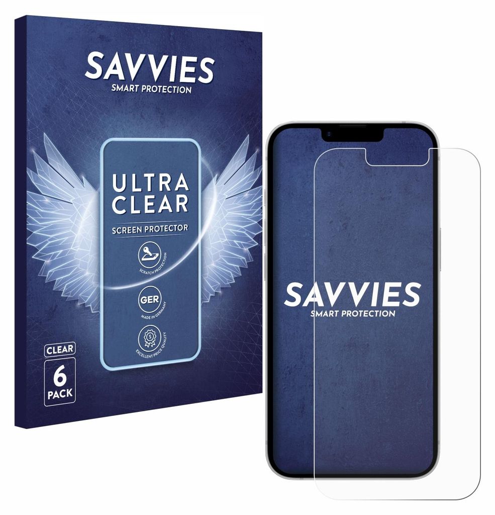 6x Für Apple iPhone 17e Schutzfolie Savvies Displayschutz Display Schutz Folie Klar Transparent