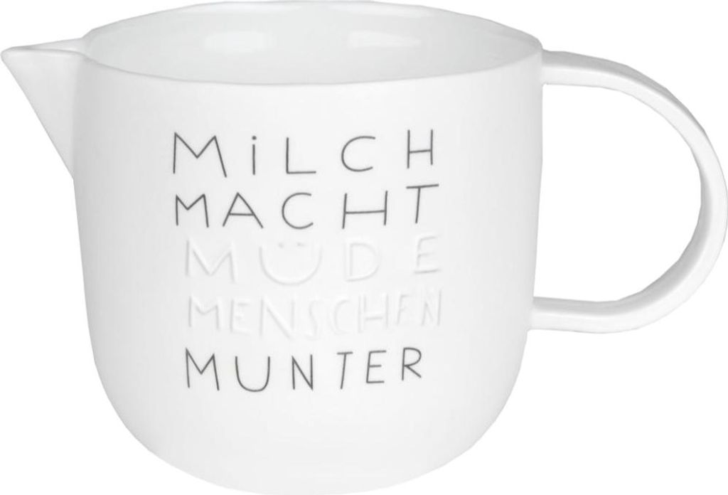 Guten Morgen. Milchkännchen "Milch macht"