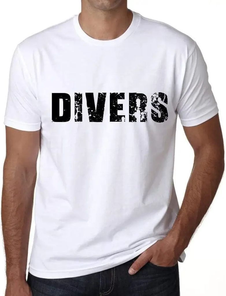Herren Grafik T-Shirt Divers Öko-Verantwortlich Vintage Jahrgang Kurzarm Lustige Druck Geburtstag Geschenk Mann
