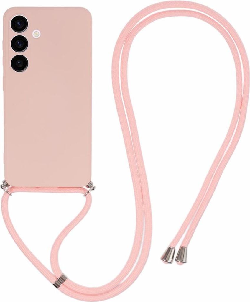 Samsung Galaxy S24 Plus Hülle - Coverup Colour TPU Back Cover mit Handykette - Soft Amber
