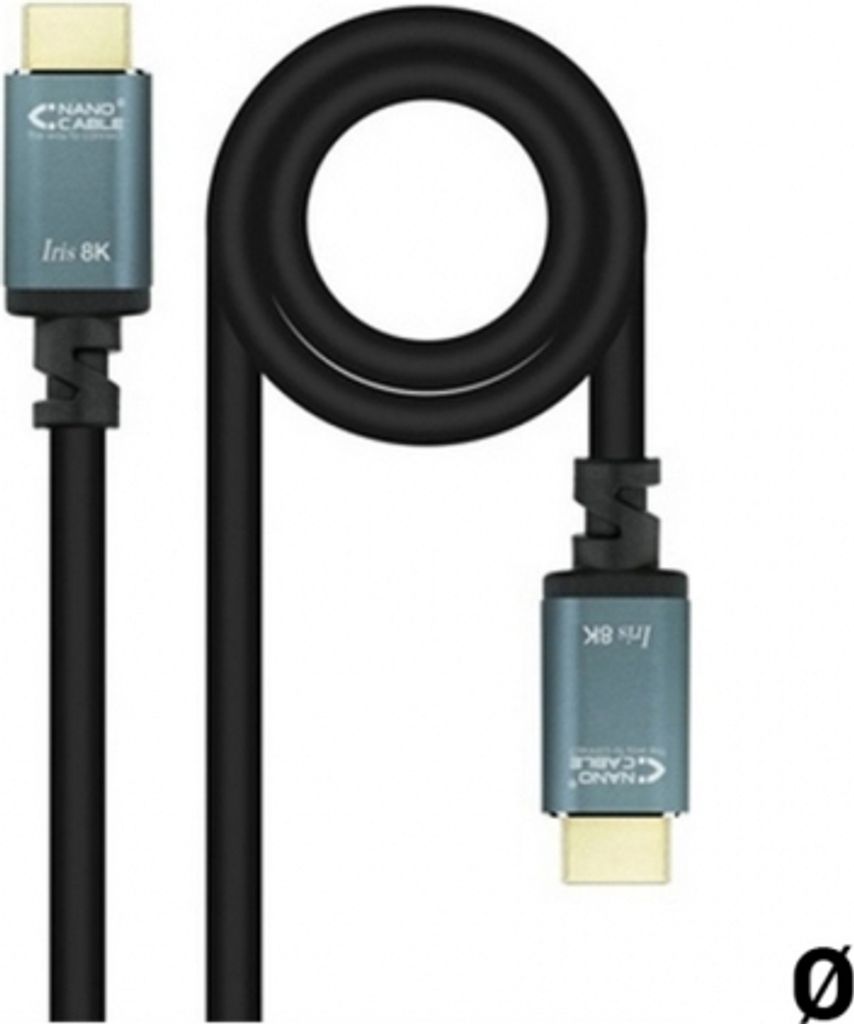 NANOCABLE 10.15.8003 - HDMI 2.1 IRIS 8K-Kabel, 3,0 m, Schwarz