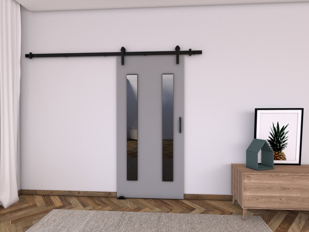 MINIO Schiebetüren LIFT H 106 cm Zimmertüren | Grau