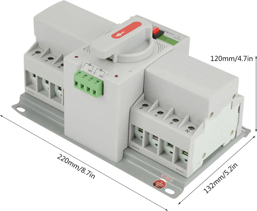 Inverseur automatique pour système solaire et réseau électrique 63A