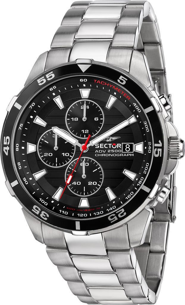 Sector Herren Chronograph Uhr Fashion Edelstahl Armbanduhr Produktbild 