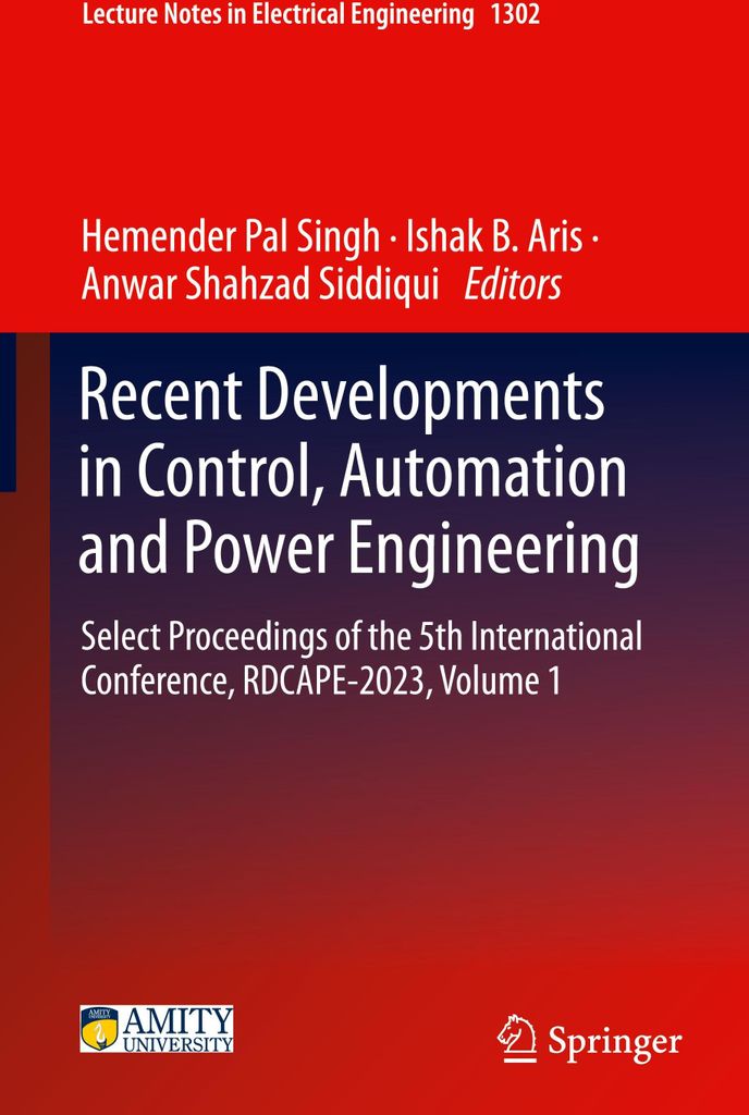 Recent Developments in Control, Automation and Power Engineering