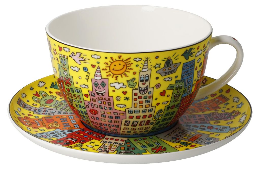 Goebel James Rizzi My New York City Sunset... Immagine del prodotto 