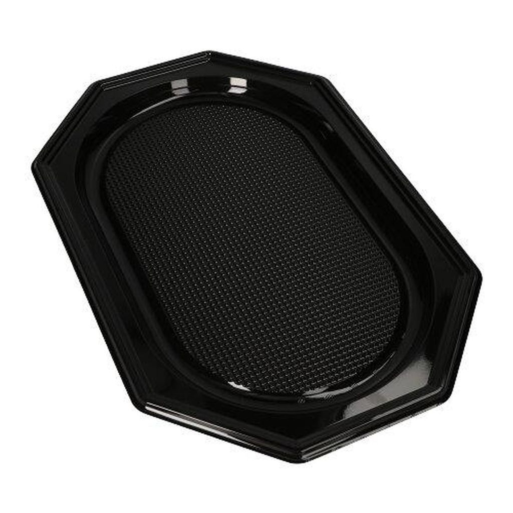 Servierplatten, PET 45 cm x 30 cm schwarz Produktbild 