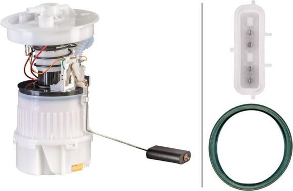 HELLA 8TF 358 106-081 Kraftstofffördereinheit OE 1234552 kompatibel mit C-Max, Focus, 3