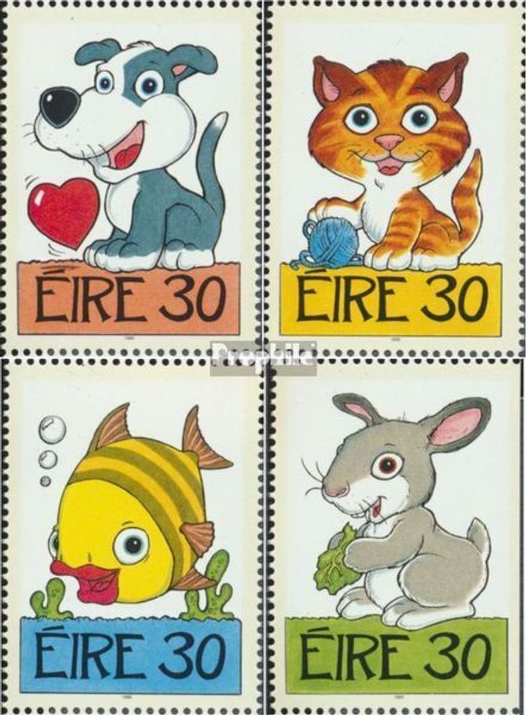 Briefmarken Irland 1999 Mi 1113-1116 (kompl.Ausg.) postfrisch Haustiere