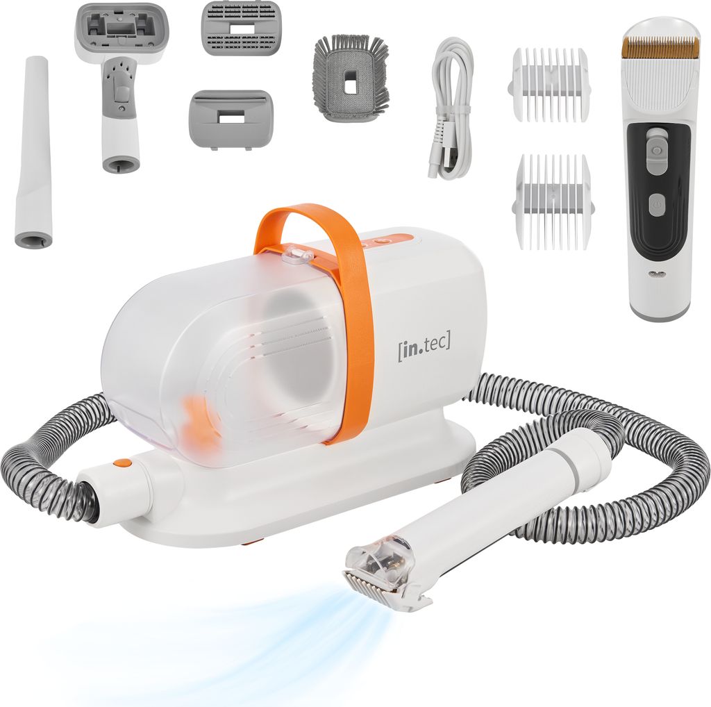 Set de soin pour animaux 5 en 1 'Amesbury' blanc / orange Image du produit 