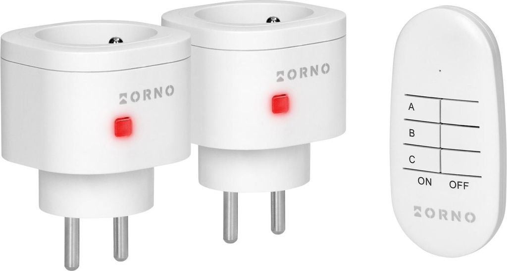 Satz Funk-Mini-Steckdosen Mit Fernbedienung 2+1 - On-Gb-462