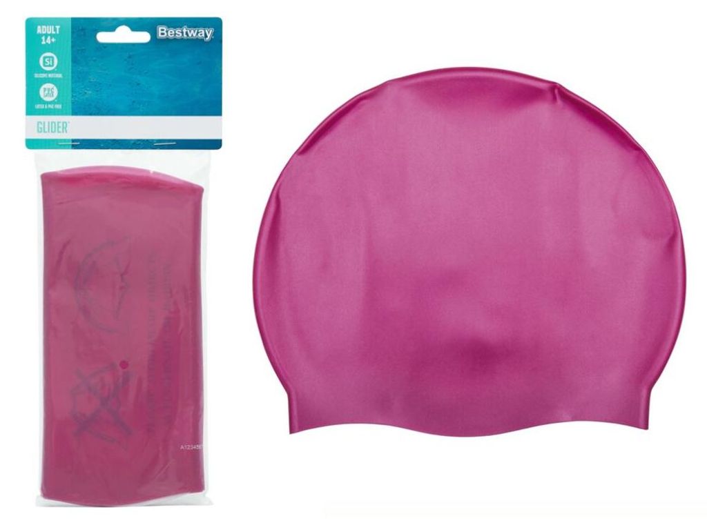 Rosa Bestway 26006 Silikon-Badekappe