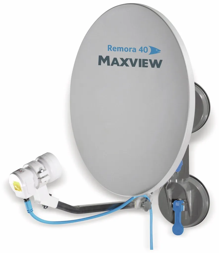 Antenne TV pour camping-car MAXVIEW Remora 40 cm - Réception partout HD