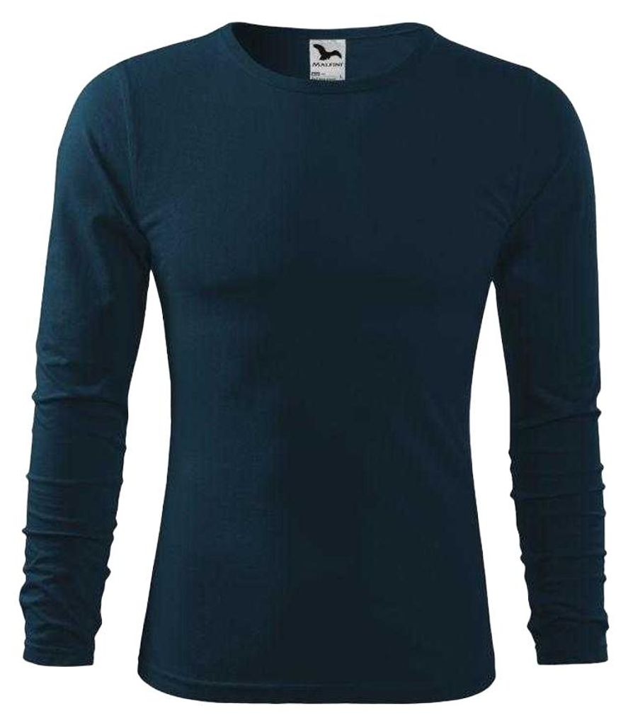 Malfini - T-Shirt für Herren, Schmal, Langärmlig PP11377 (XL) (Dunkles Marineblau)