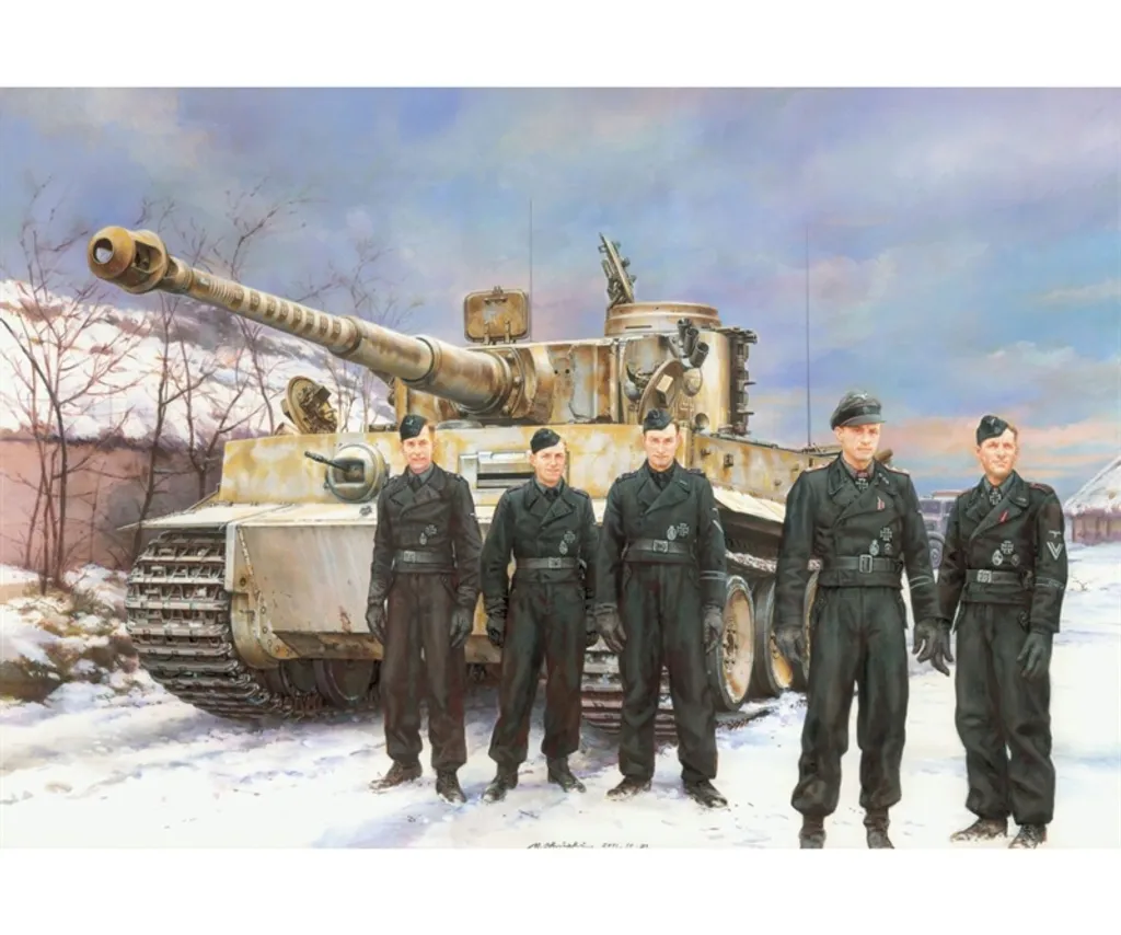 Dragon 6002 Tiger I Early Production Michael Wittmann 1/35 Maquette