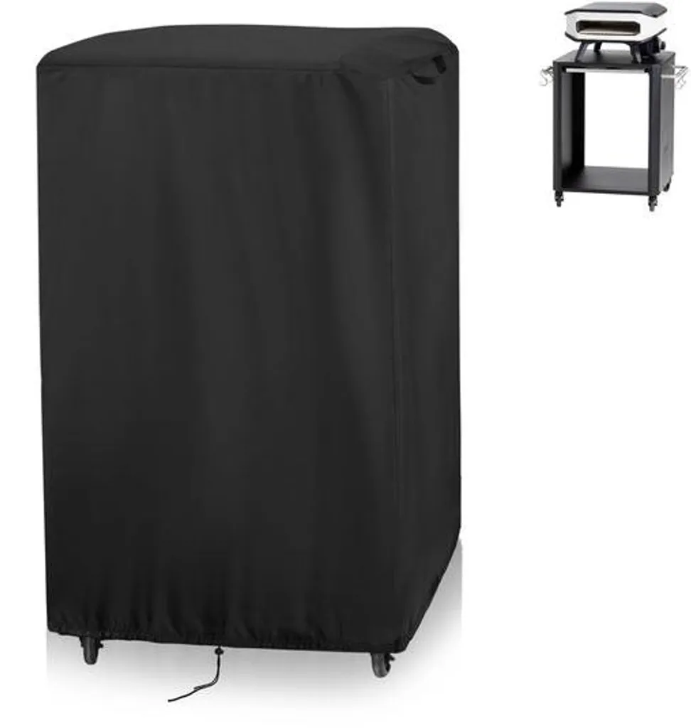 Housse four à pizza imperméable Oxford 500D Noir - 73 x 64 x 109 cm