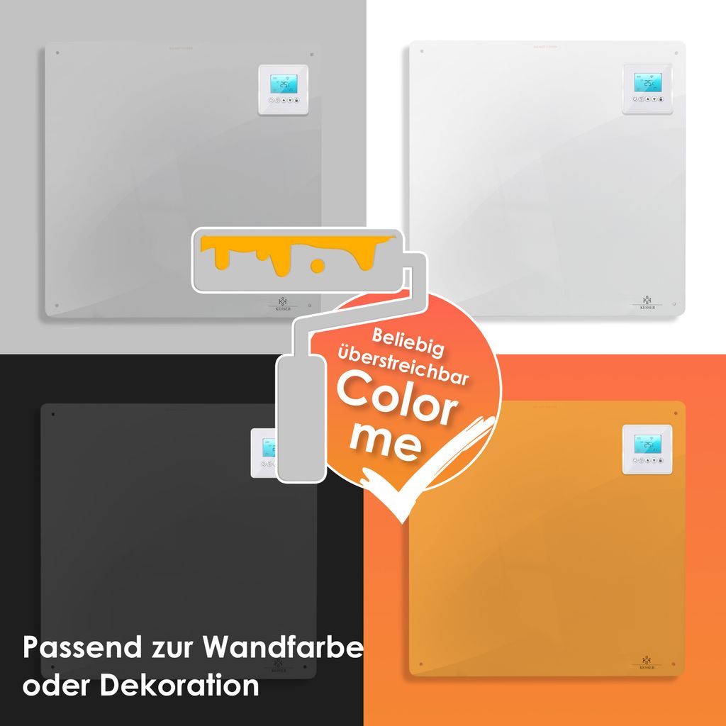 KESSER® Infrarotheizung 425-550 Watt mit Fernbedienung ✓ Produktbild 7