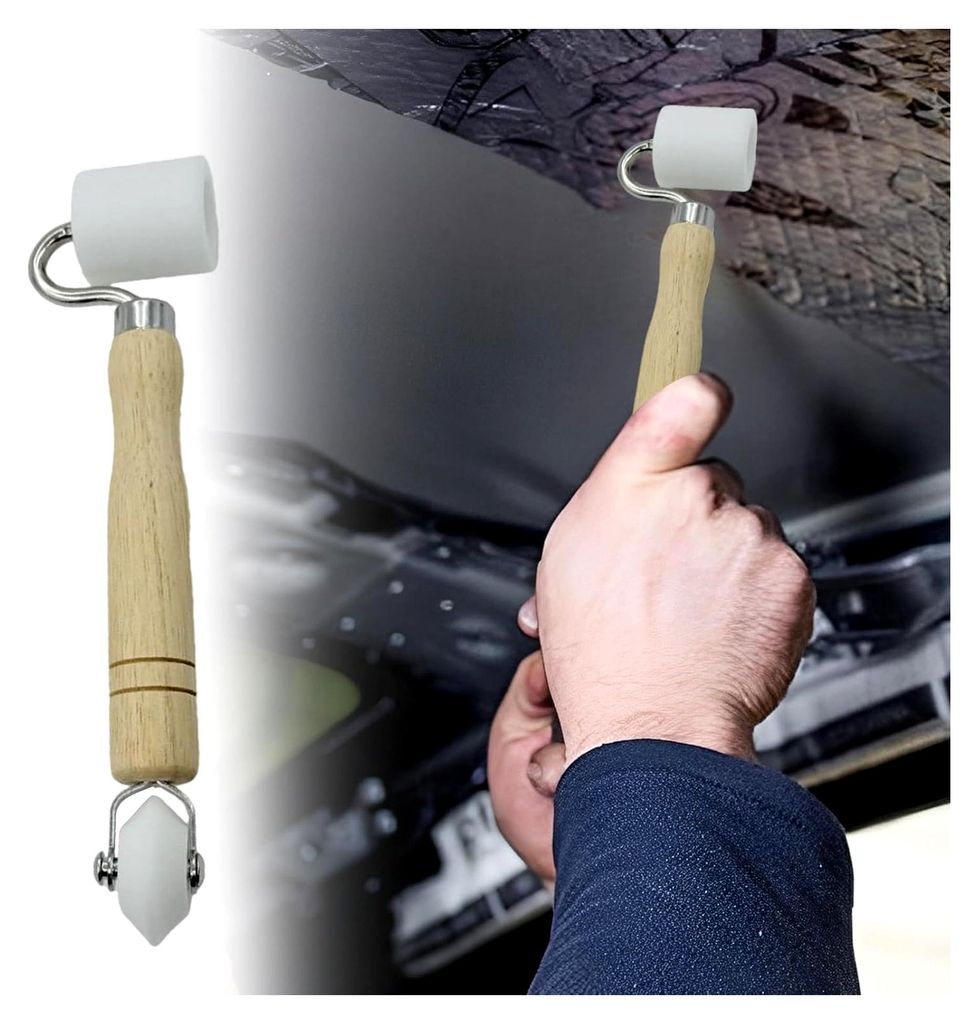 Sound-Roller – Tapetenroller | flache Papierglättungsrollen für die Wand | komfortable Glättungsrollen | Flach- und Eckgeräusch-Werkzeug