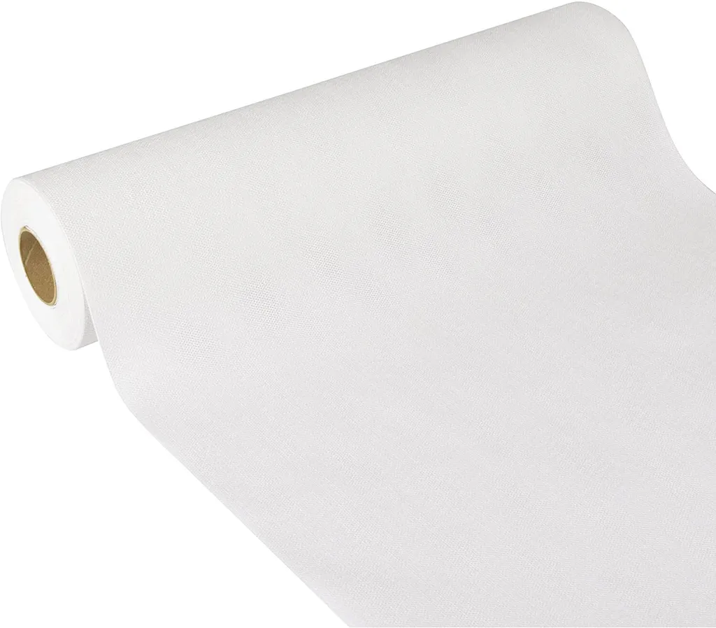 Chemin de Table pour Mariage et Réception Blanc PAPSTAR 40cm x 24m