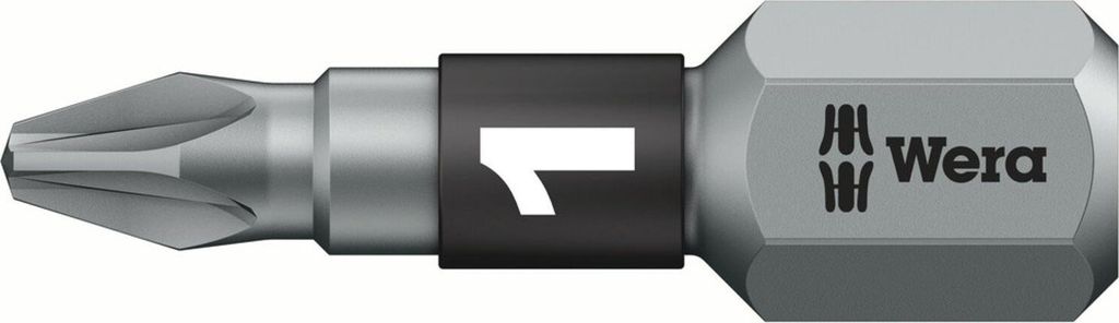 Punta da 1/4" DIN 3126 C6,3 PZ1x 25 mm BiTor, dentata, Wera Immagine del prodotto 