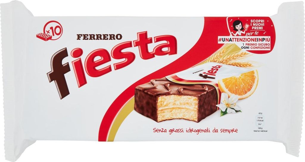 Ferrero Fiesta 10er, 3er Pack (3 x 400 g)