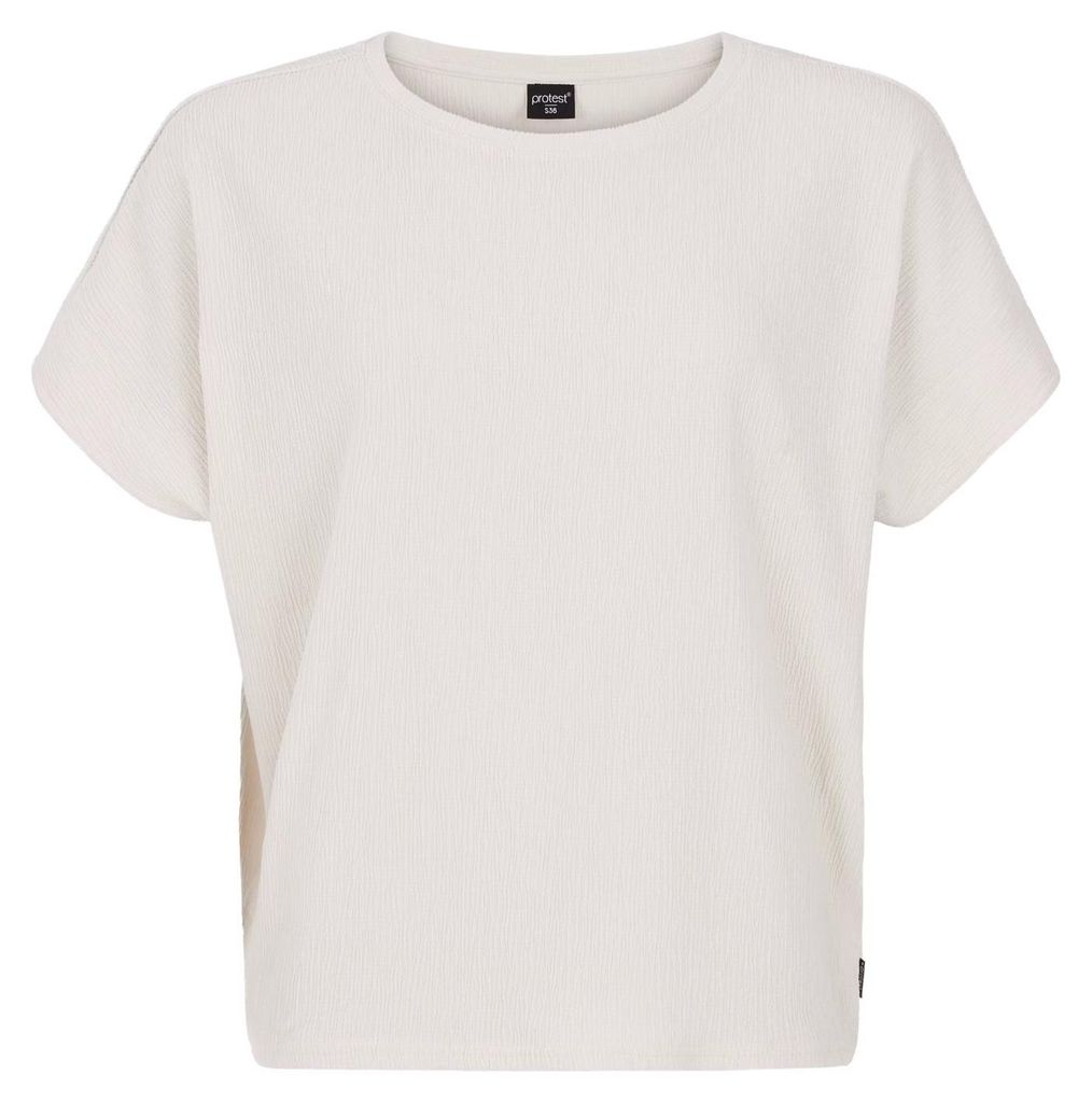 Protest Damen T-Shirt PRTLouas Kitoffwhite : L Größe: L