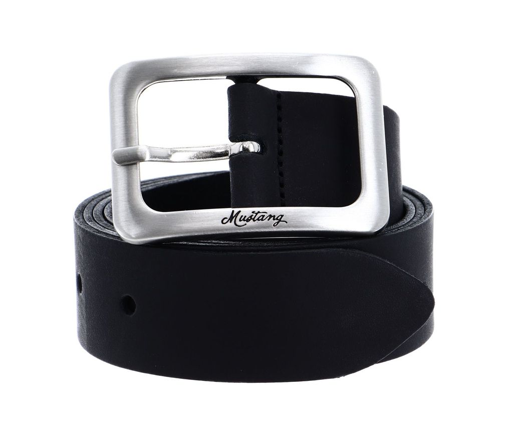 MUSTANG Woman´s Leather Belt 3.5 W95 Black