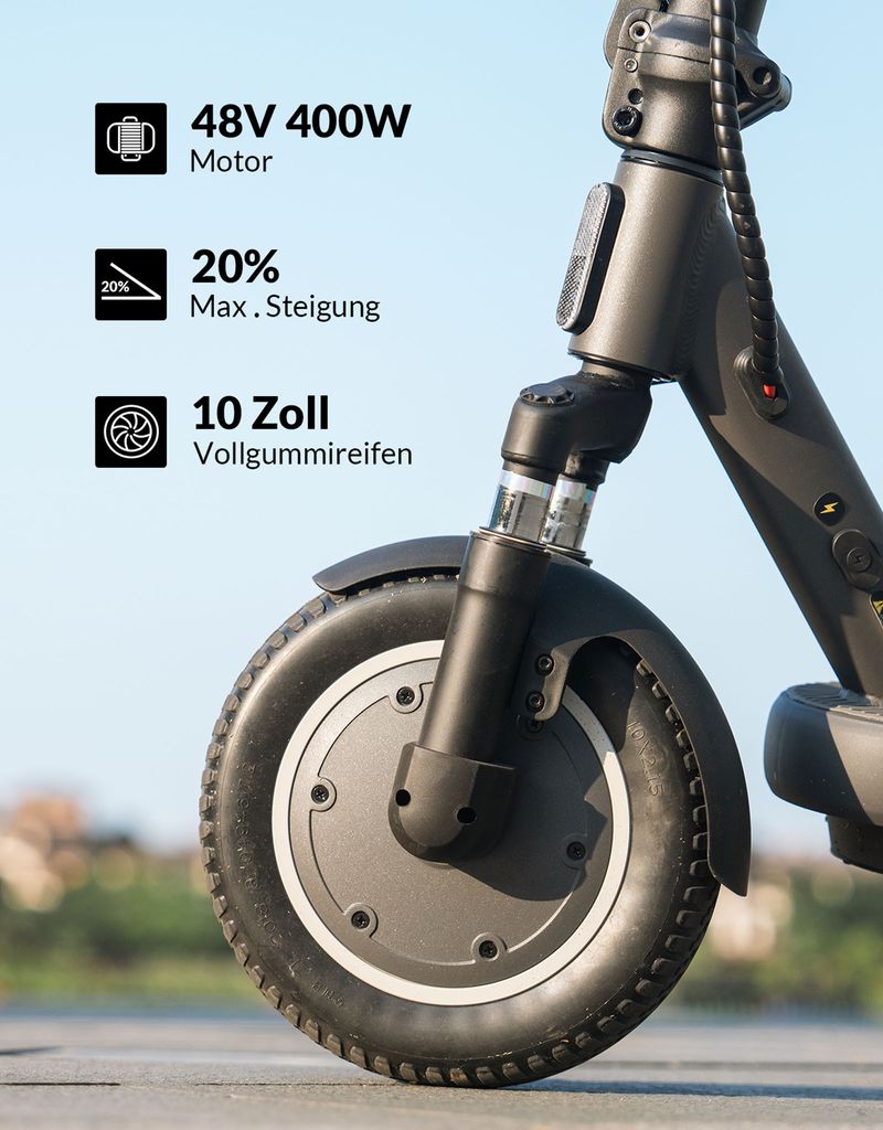 E-Scooter mit Straßenzulassung 5th Wheel V40 Pro 400W 10 Produktbild 2