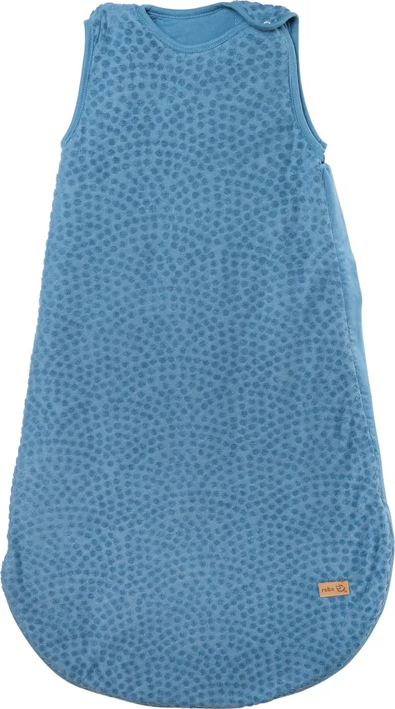 Sac de couchage bébé en coton GOTS et OEKO-TEX Bleu Indigo roba 90 cm