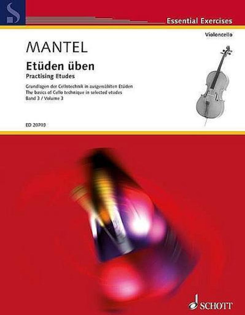Etüden üben. Practising Etudes, for Violoncello. Bd.3