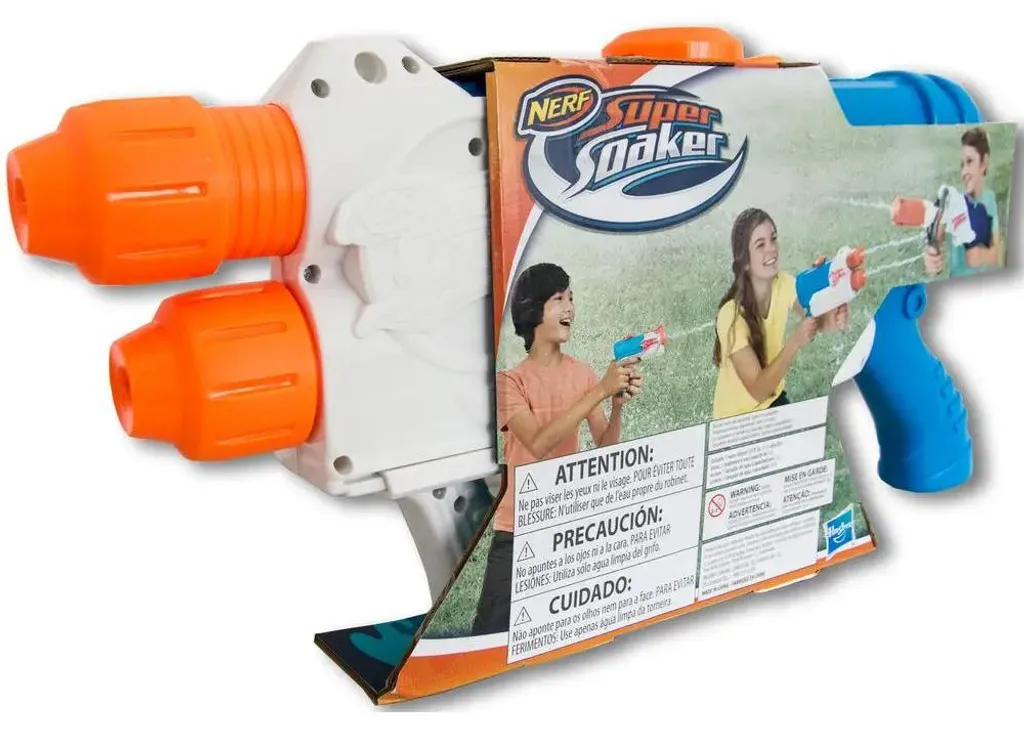 Nerf Super Soaker Barracuda Hasbro E2770EU4 - Pistolet à Eau Double Jet - 12