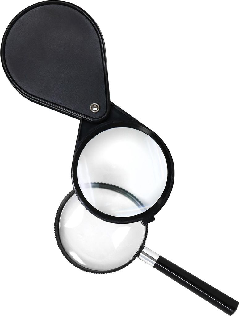 Rfeeuubft Lesehilfe Blattlupe Leselupe Magnifier Folienlupe Lupe Vergroesserungsglas 3-Zoom Schwarz