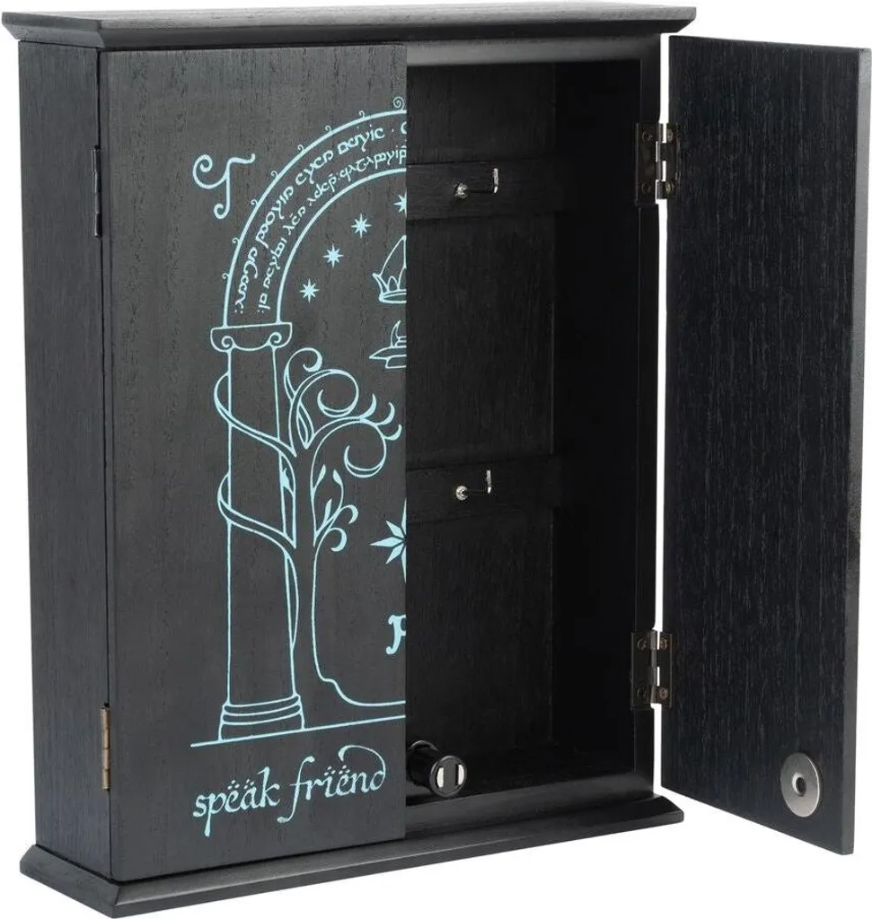 Porte-clés Porte de la Moria Seigneur des Anneaux - Métal Solide Durable - 2