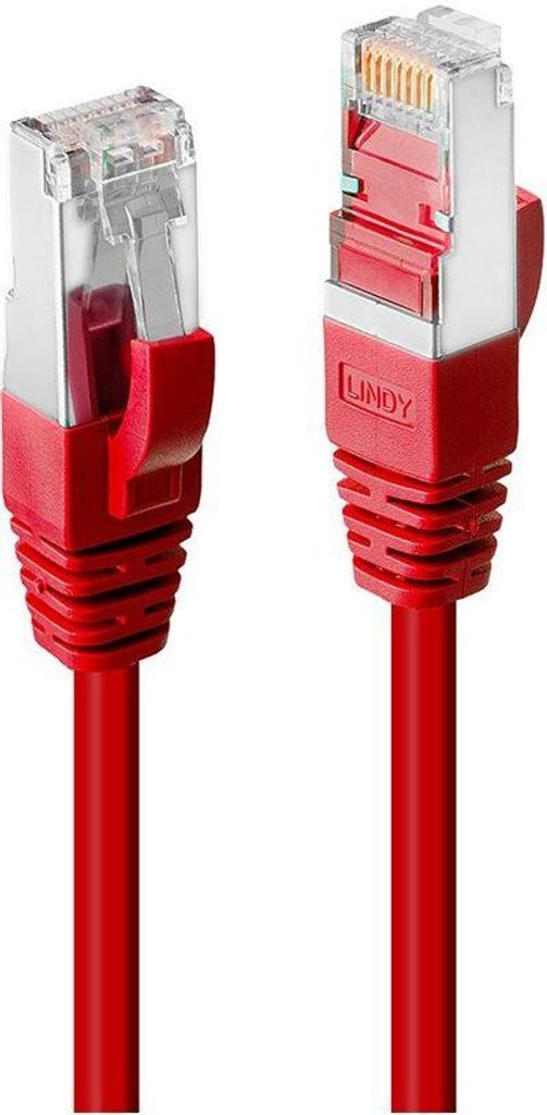 LINDY Patchkabel Cat6 SSTP / S/FTP PIMF rot 10m