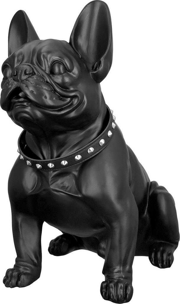 Casablanca by Gilde Dekofigur Figur Bulldog schwarz matt H. Produktbild 