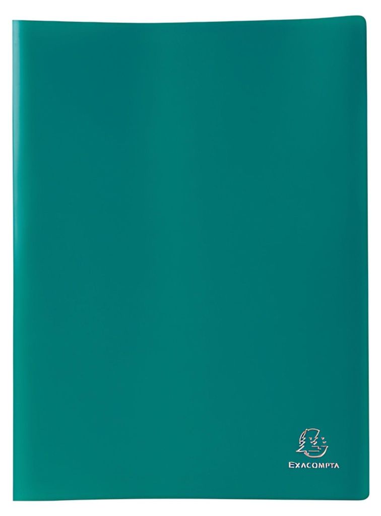 EXACOMPTA Cartella, DIN A4, PP, 10 tasche, verde Immagine del prodotto 