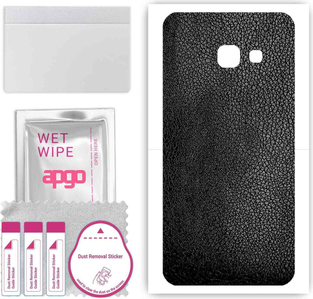 apgo Rückseite Schutzfolie, Skin, kompatibel mit Samsung Galaxy A3 (2017), Hinten Displayschutzfolie aus Vinylfolie, kratzfest, einfache Montage -...