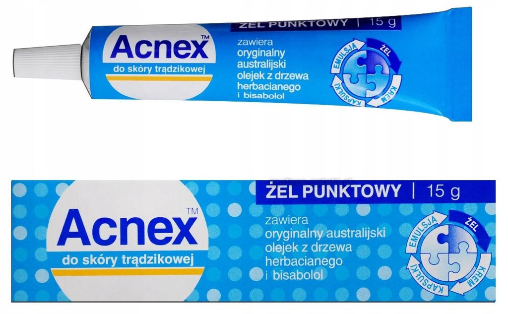 Acnex Żel Farmina na trądzik 15 ml 15 g olejek herbaciany Zdjęcie produktu 