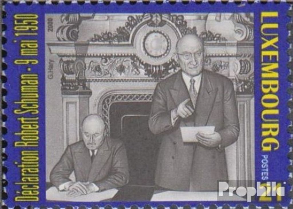 Briefmarken Luxemburg 2000 Mi 1507 (kompl.Ausg.) postfrisch Schumann
