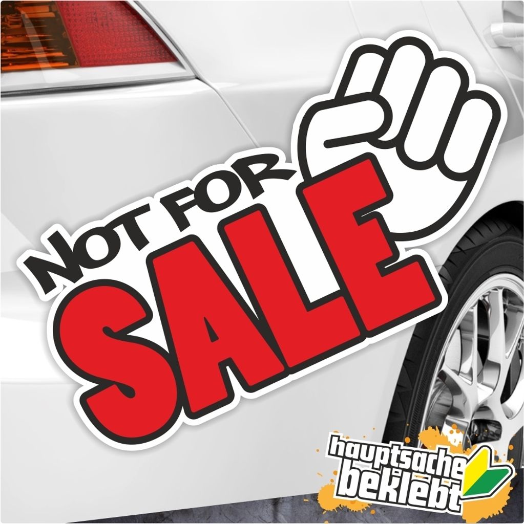 Kiwistar - Autoaufkleber - Not forAufkleber - 40 x 24 cm - für Auto, Laptop, Fahrrad, LKW, Motorrad Aufkleber mehrfarbig Sticker Decal