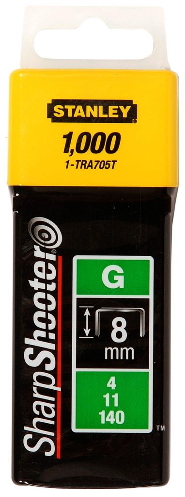 STANLEY Klammern Typ G 8 mm 1-TRA705T 1000 Stück