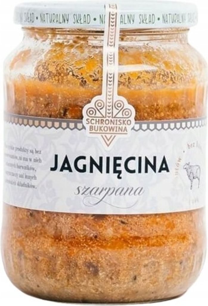 Pasteurisiertes Lamm-Jerky 600g - Schronisko Bukowina