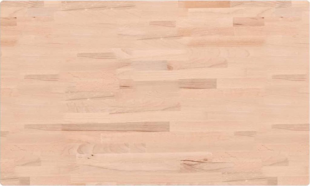 vidaXL Tischplatte 100x60x4 cm Rechteckig Massivholz Buche
