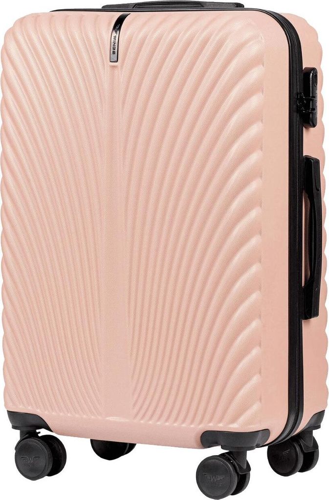 WINGS SWAN 24" Mittelgroßer Koffer Rosa mit Teleskopgriff Produktbild 