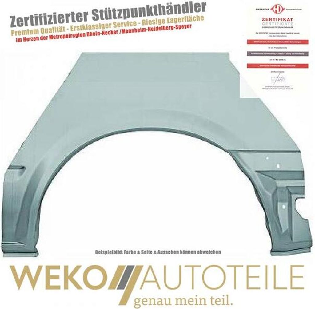 Seitenwand hinten links DIEDERICHS 9222727 für FORD