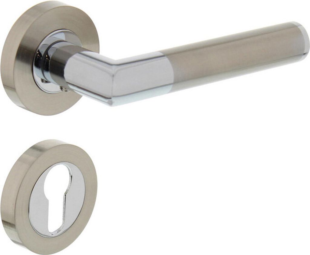 Rosettengarnitur Intersteel Bastian PZ Chrom Nickel matt