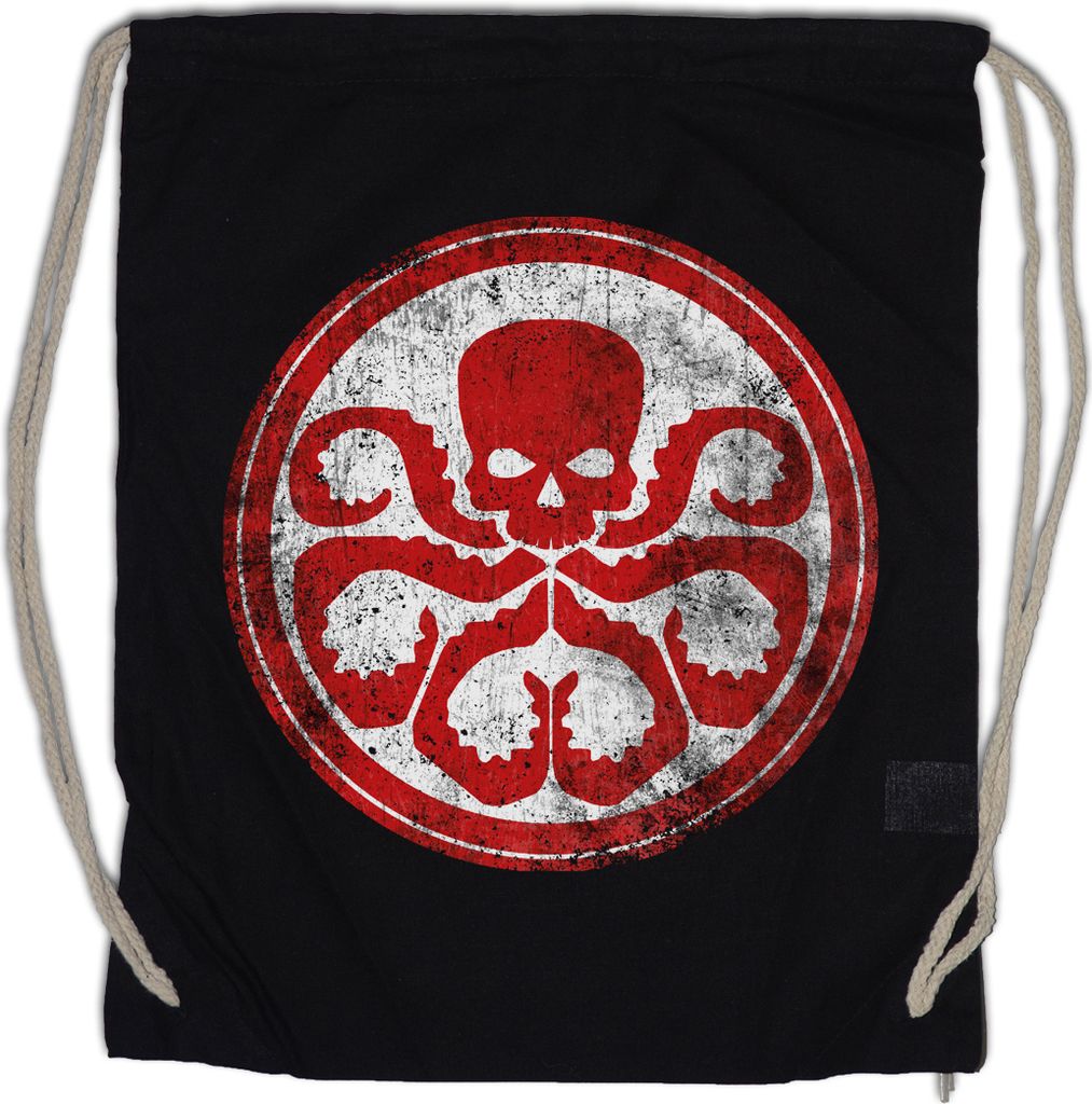 Urban Backwoods Hydra Vintage Logo II, Turnbeutel, Farbe: Schwarz