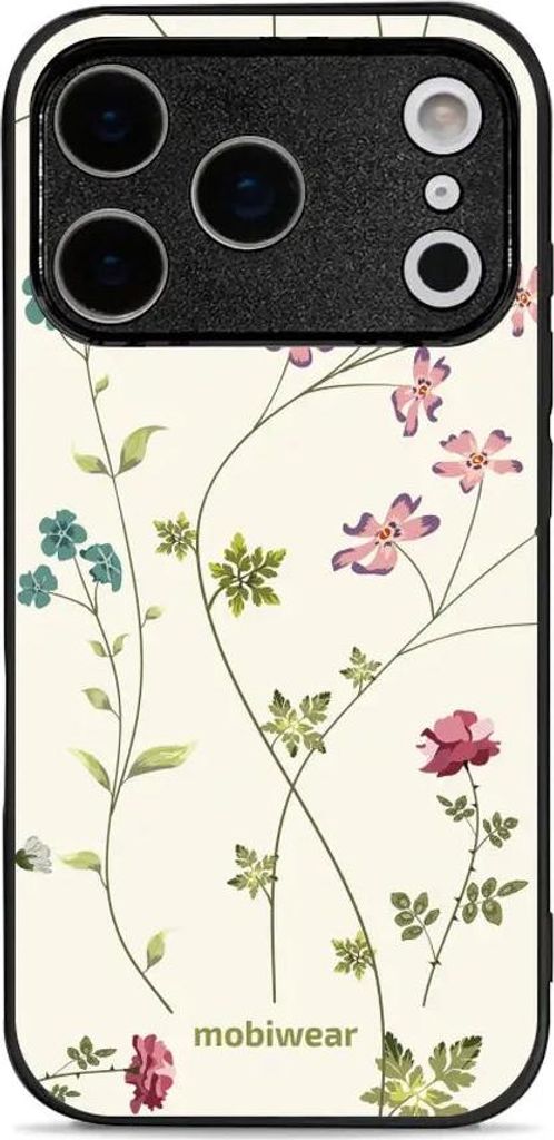 Handyhülle für iPhone 17 Pro, Mobiwear Glossy Case, Idyllische Blüte